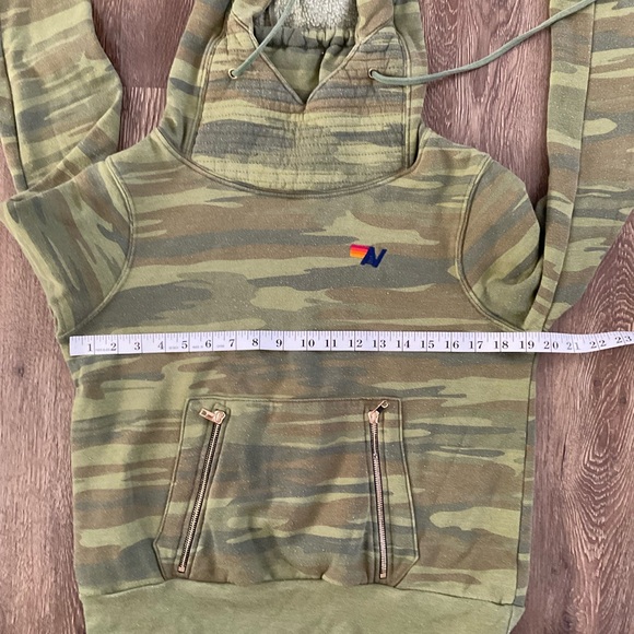 Aviator Nation Olive Camouflage Hoodie - Picture 4 of 5
